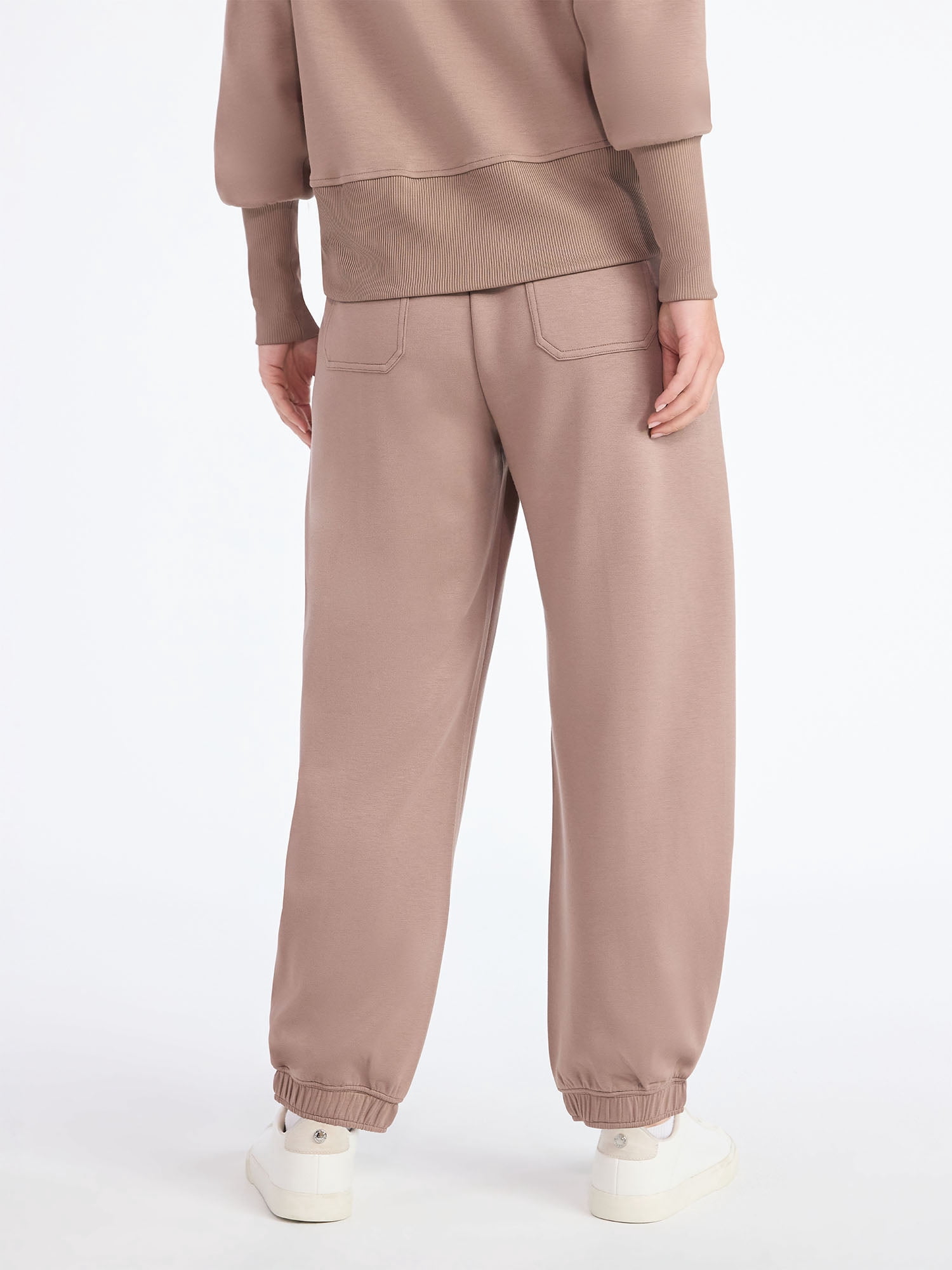 Scoop Women's and Women's Plus New Scubaknit Barrel Pants, Sizes XS-4X