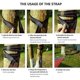 thumbnail image 3 of Portable Hammock Red Grey 300 x 200cm, Double Person Parachute Fabric Camping Bed, 3 of 4
