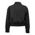 thumbnail image 2 of Chamarra George para Mujer, Cuello Camisero Negro Talla Eeg, 2 of 4