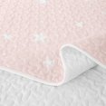 thumbnail image 5 of Manfei Dreamy Stars Twin Quilt Set,Girls Friendly Style Twin Coverlet Set,Blush Pink,Pink Reversible,2 Pieces,1 Bedspread and 1 Pillowcase, 5 of 7