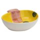 thumbnail image 1 of Ceramic Pet Bowl for Storage 1Pcs Yellow Mushroom Shaped Pet Feeding, 1 of 3