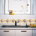 thumbnail image 4 of Bearachild Self Adhesive Removable Wallpaper Stone Border Kitchen Moisture-proof Wall Sticker Glass Delicate Line Texture Waist Tile Decoración del hogar Tipo 1 Bearachild JJ17762-01, 4 of 6