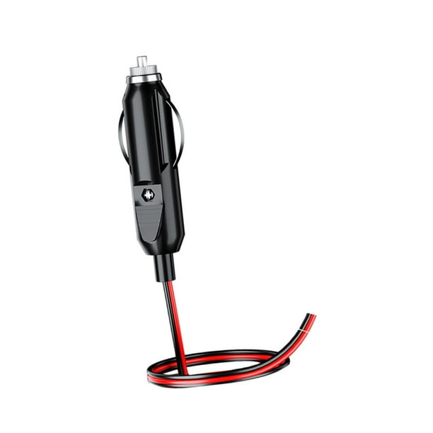 Cable de extensión para encendedor de cigarrillos de coche, compresor de aire, conector duradero, enchufe macho a hembra de repuesto para nevera , 60cm