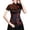Black, variant on HCYSFG Womens Improved Retro Cheongsam Top High Neck Short Sleeve Printed Blouse Chinese Style Vintage Qipao Fashion Tee Artistic Hanfu Clothes