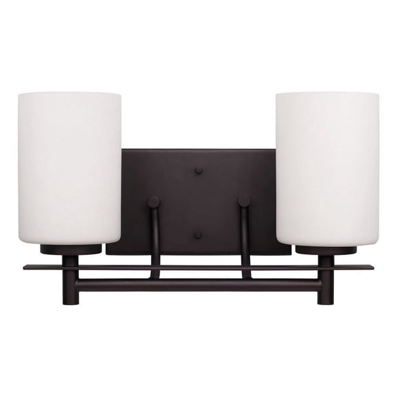 IVL363A02ORB Canarm Inc Carlton - 2 Light Bath Vanity-8.25 Inches Tall and 7.25 Inches Wide