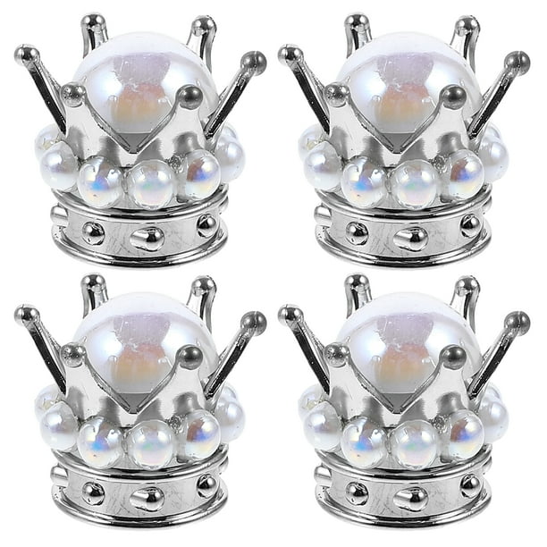 4 tapas de válvula de neumático con diamantes de imitación para decoración de coche
