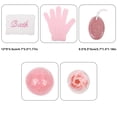 thumbnail image 3 of Matsuzay Guante de baño de 5 uds., herramienta de baño multiusos práctica y duradera, accesorios de ducha de aplicación amplia a la moda, Juegos de accesorios de baño Matsuzay HA074711-00, 3 of 6