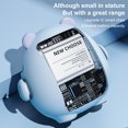 thumbnail image 1 of Pequeño Ventilador De Refrigeración Bonito ventilador eléctrico de 900 mAh, robot de dibujos animados, regalo portátil para niños (azul cielo), 1 of 8