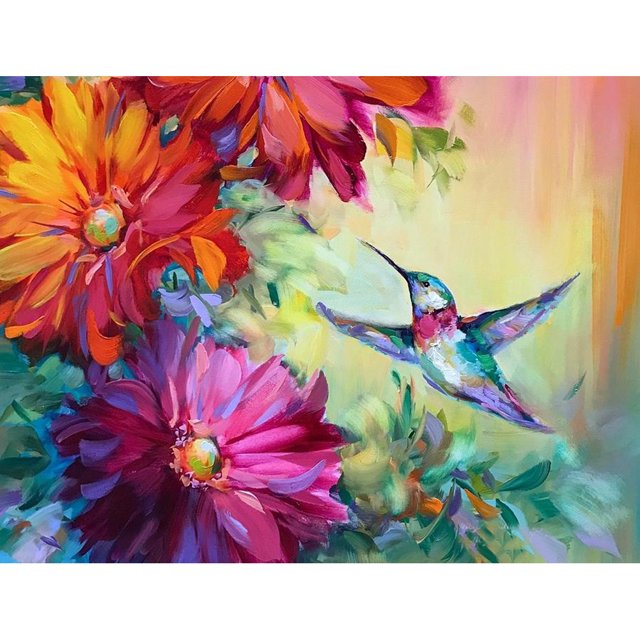 Diamond Painting (DE4728) 5D DIY Square Bird punto de cruz para regalo (B1075) 50x70cm FLhrweasw Nuevo