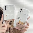 thumbnail image 2 of Carcasa Redmi Note 11 10 9 12C A1 Plus 10 10C 9A 9C 9T MI 11 Lite Poco X3 NFC X3 Pro Mascarilla Facial Cachorro Gato Funda De Teléfono A Prueba De Golpes Cojín De Aire De Silicona Cubierta Protectora, 2 of 4
