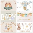 thumbnail image 1 of Tarjetas de agradecimiento AnyDesign Baby Shower Boho Rainbow x36, 1 of 7