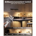 thumbnail image 5 of 5 Pack Under Cabinet Lighting, Rechargeable Motion Sensor Light, LED Closet Lights Wireless, 3500K Dimmable, Timer, Magnetic, with Remote Control for Kitchen, Closet, Stair, 5 of 6