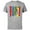 Athletic Heather, variant on Studios WandaVision Logo TV Toon B&W Disney+ - Short Sleeve Cotton T-Shirt for Adults - Customized-White
