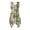 Bamboo Plant Print, variant on Southwestern Geometric Pattern Sleeveless Sundress, Side Pockets Ladies Irregular Hem Casual Dress with Anti Wrinkle Round Neck for Vacation