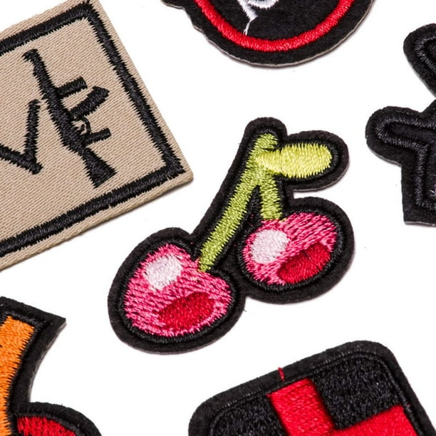 Patch Iron On For Clothing Jackets Outdoor Kids Sew Movement Thermocollant  Rock Eyes Cute Small Designer Stitch Boys Embroidered - Patches - AliExpress