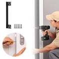 thumbnail image 2 of Tong Doorstop Strike Plate For Concealed Smooth Quiet Closing Heavy Duty Floor Mounted Hardware, 2 of 6