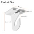 thumbnail image 2 of Uxcell Drop Ceiling Hooks Metal T-Bar Track Clip Suspended Drop Ceiling Tiles Ceiling Hooks for Hanging Plants & Decorations 45Pcs, 2 of 7