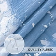 thumbnail image 4 of KSEERBABALL Blue Marble Shower Curtain, 72" x 72" Waterproof, 4 of 5