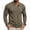 Army Green, variant on hoksml Men's Henley Crew Neck Long Sleeve T Shirt Contrast Stitch Chest Pocket Slim Stretch Top for Outdoor Work Daily Casual Wear