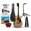Rogue RA-090 Concert Acoustic-Electric Guitar Bundle Natural