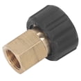 thumbnail image 3 of Pressure Washer Adapter, 5000PSI Pressure Washer Adapter Brass And Rubber Pressure Water Pipe Conversion Copper Connector, 3 of 8