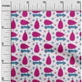 thumbnail image 2 of oneOone Georgette Viscose Fuschia Pink Fabric Tree Diy Clothing Quilting Fabric Print Fabric By Yard 42 Inch Wide, 2 of 6