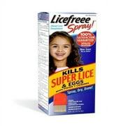 Licefreee Instant Head Lice & Eggs Treatment Spray, 6 oz, 4 Pack