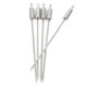 thumbnail image 5 of 1 Unid Cocktail de material acero Inoxidable Pick Martini Picks home and bar Tool 7 Cola Cocteles de acero inoxidable, 5 of 6