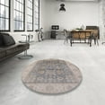 thumbnail image 3 of Ahgly Company Indoor Rectangle Mid-Century Modern Granite Gray Oriental Area Rugs, 3' x 5', 3 of 6
