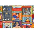 thumbnail image 3 of KC Cubs | DC Super Hero ABC Alphabet Traits & Emotions Educational Learning & Game Area Rug Carpet for Kids and Children Bedrooms and Playroom, 3 of 7
