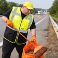 thumbnail image 2 of TOPTIE Hi-Vis Safety Vest Reflective Breathable Construction Work Uniform-Blue-2XL, 2 of 7