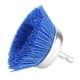 thumbnail image 2 of Cepillo de taladro de nailon de 3 pulgadas, cepillo de copa abrasivo de nailon con vástago hexagonal de 1/4 de pulgada, grano 240 para eliminar óxido, corrosión y pintura (1 pieza, azul), 2 of 5