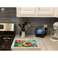 thumbnail image 5 of Hawaii Hawaiian Hibiscus in Watercolor Glass Cutting Board Large 12 in x 15 in, 5 of 5