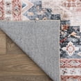 thumbnail image 4 of World Rug Gallery Distressed Transitional Machine Washable Area Rug - Multi 7'10" x 10', 4 of 6
