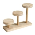 thumbnail image 2 of Wooden Display Risers Decorative Display Stand Desktop for Watch Glasses Jewelry StyleC, 2 of 8