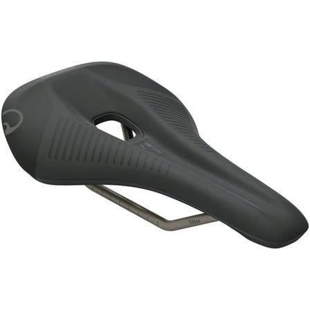 Ergon SRS Comp Saddle - TiNox XP, Black, Men's, Small/Medium