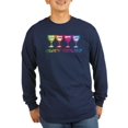thumbnail image 1 of CafePress - Wine Group Therapy 2 - Long Sleeve Dark T-Shirt, 1 of 1