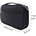 thumbnail image 1 of Bolsas para brochas de maquillaje, estuche organizador de cosméticos de viaje, herramientas de maquillaje, bolso, estuche de belleza con estuche de maquillaje de malla desmontable (1 unidad, negro) ZefeiWu 1327534231113, 1 of 1