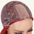 thumbnail image 6 of Lightweight Long Wavy Wig with Curtain Bangs for Women -  Looking Red Synthetic Wig for Daily Wear, Beginner Friendly Heat Resistant Fashion Wig,  Hair,Halloween, 6 of 6