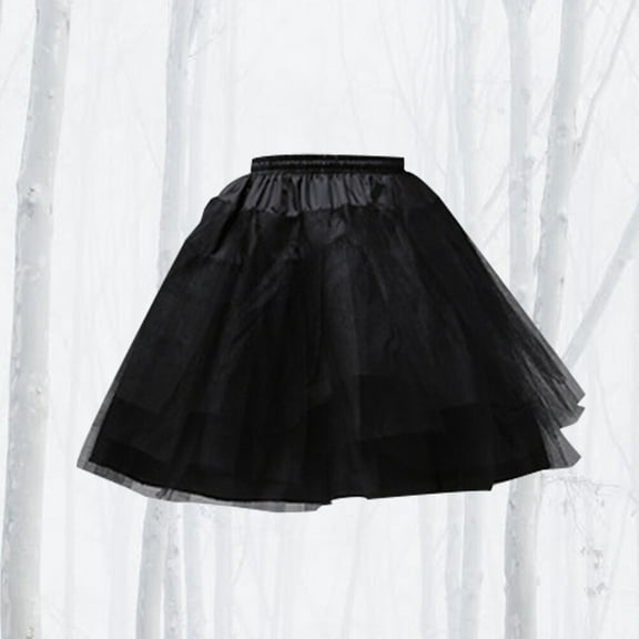 MEIBUTYUP Black Tutu Skirt for Women and Girls, 1 Piece Acetate Fiber Dress Up Skirt, Comfortable and Stylish