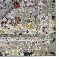 thumbnail image 4 of Linon Home Decor Elixir Area Rug Collection, Gray and Cream, 2' x 3', 4 of 4
