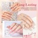 thumbnail image 2 of Kit de uñas AZUREBEAUTY Jelly Dip Powder con purpurina transparente, 2 of 8