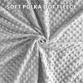 thumbnail image 5 of Beavtaens Baby Blanket, Double Layer Dotted Backing, Soft Plush for Newborn, 30"x 40", Grey Stars, 5 of 8