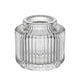 thumbnail image 2 of Portavelas de cristal para decoración de mesa | Candelabro de cristal transparente para velas cónicas | Soporte para velas para comedor, sala de estar, repisa de chimenea o alféizar, 2 of 6
