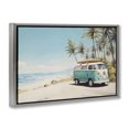 thumbnail image 2 of Stupell Industries Tropical Summer Bus on Shoreline Gray Floating Frame Canvas Art, 31 x 21, by Arlington Prints, 2 of 8