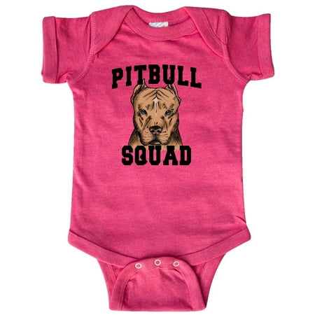 

Inktastic Dog Pitbull Squad Gift Baby Boy or Baby Girl Bodysuit