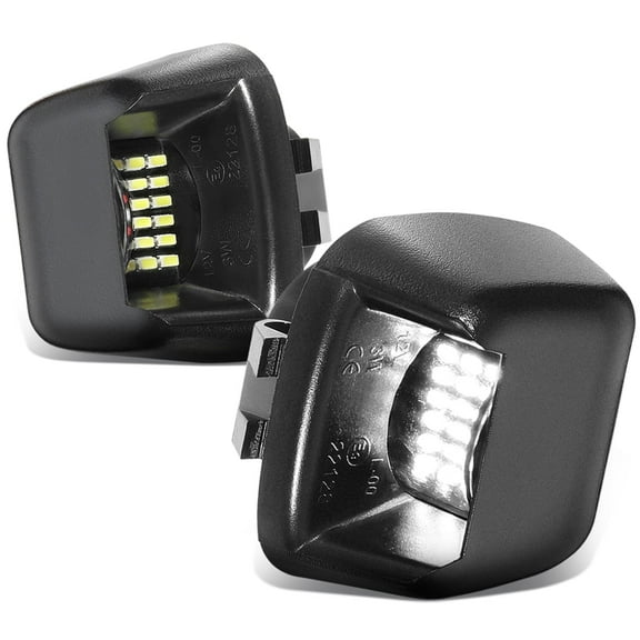 Nuvision Lighting PT-ZTL-9065 2Pcs 18 SMD White LED License Plate Lights for 2007-2019 Nissan Frontier Armada Xterra Titan