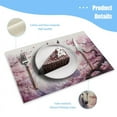 thumbnail image 3 of BaHomeck placemats Set of 4 White Horse In The Cherry Blossom Forest Cotton Linen rectangle Placemats for Kitchen Dining Table Indoor,Outdoor,18*12inch, 3 of 4