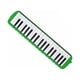 thumbnail image 2 of Melódica portátil Yuarrent ABS 37 teclas instrumento Musical verde, 2 of 6