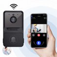 thumbnail image 4 of Smart Wifi Video Toilmell, Cámara Toilebell Inalámbrica 1080p HD 2 Vías Hablar Negro Para Vigilancia Al Aire Libre, 4 of 7